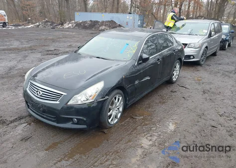 2013 Infiniti G37X z USA, uszkodzony, nr VIN JN1CV6AR6DM750843